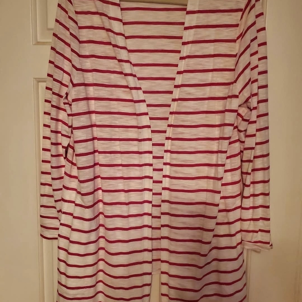 Chico's Pink and Cream Ultimate Tee